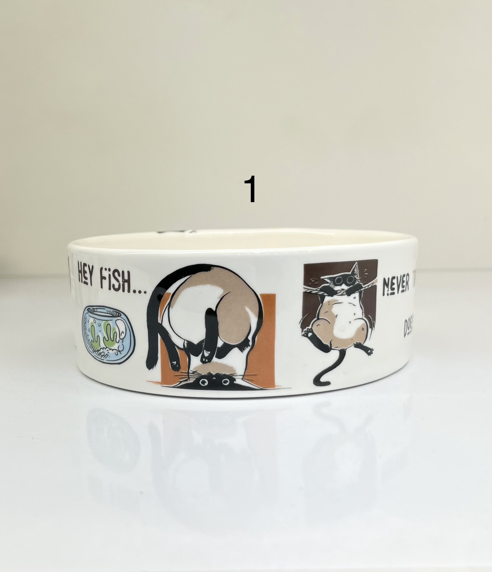 ظرف سرامیکی گربه