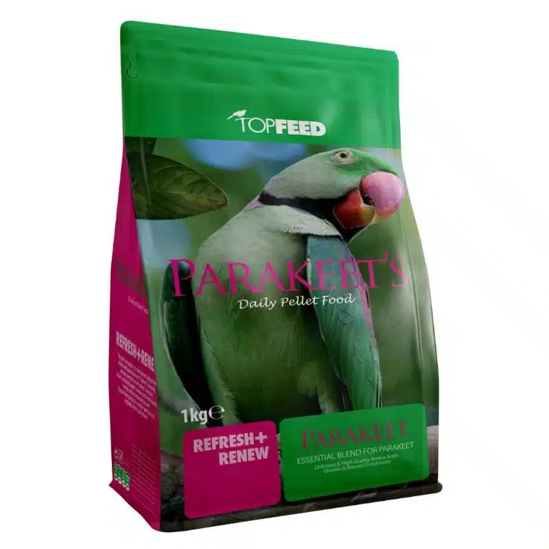 خوراک طوطی سبز 1kg تاپ فید