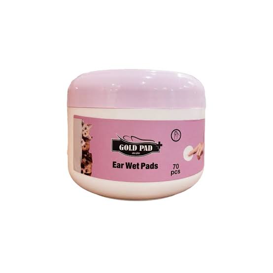 پد مرطوب سکه ای گوش 70 عددی گلد پد